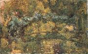 Claude Monet The Foothridge over the Water-Lily Pond Spain oil painting artist